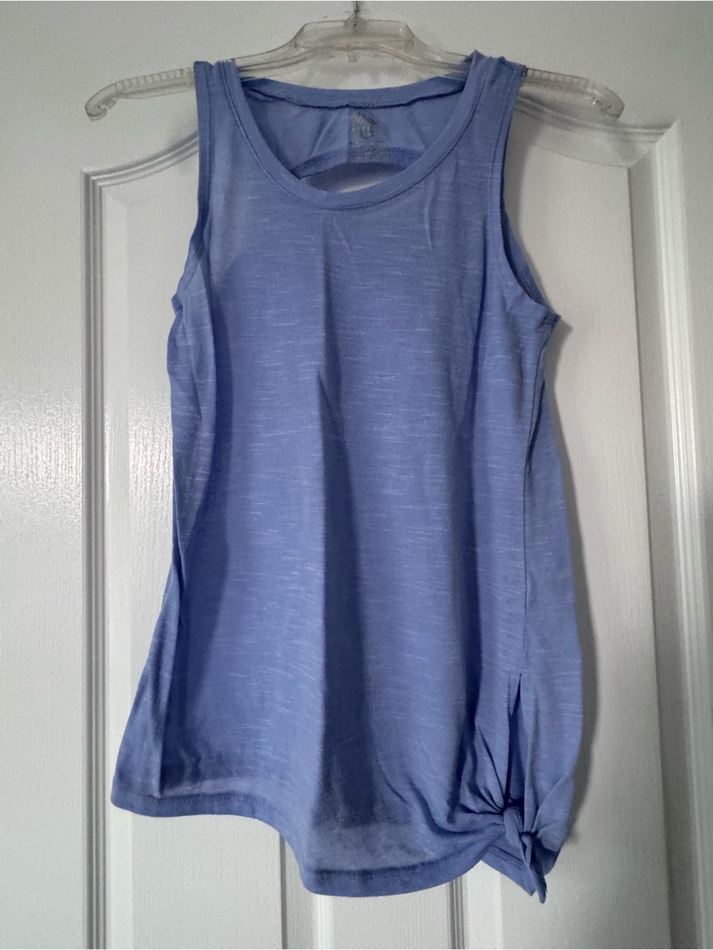 RBX Women's Sleeveless Knot Yoga Tank Top Light Lavender Size Small